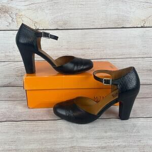 Miz Mooz Jay Womens EU 40 US 9-9.5 Mary Jane Pumps Hells Black